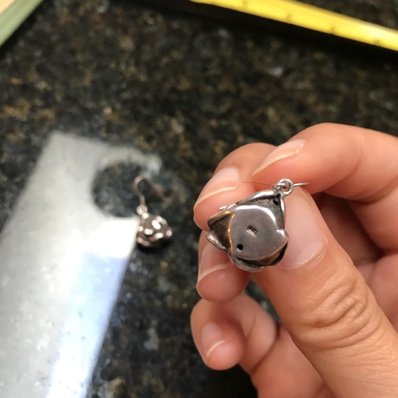 Sterling silver earrings - Picture 3 of 3